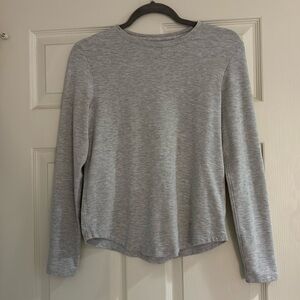 Gray Lululemon long sleeve cotton tee
